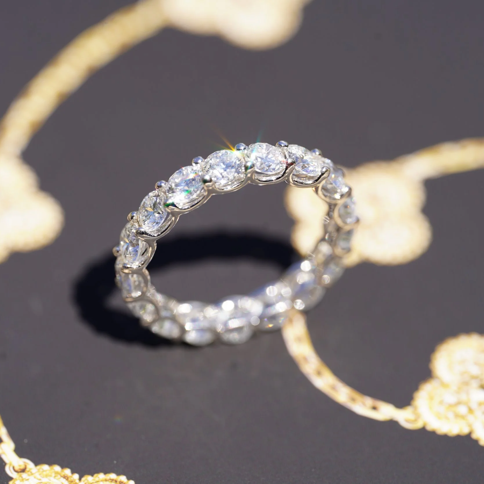 Eternity Lab Diamond Ring