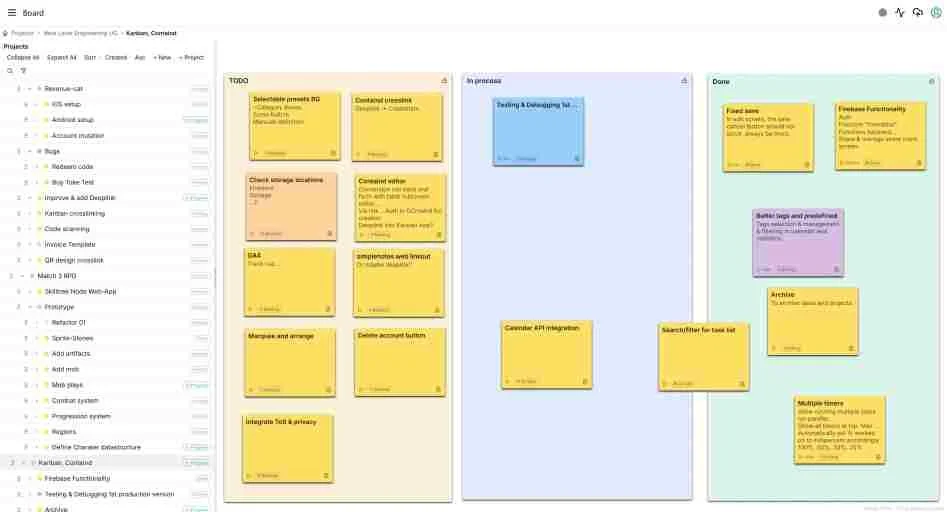 Kanban, Containd App