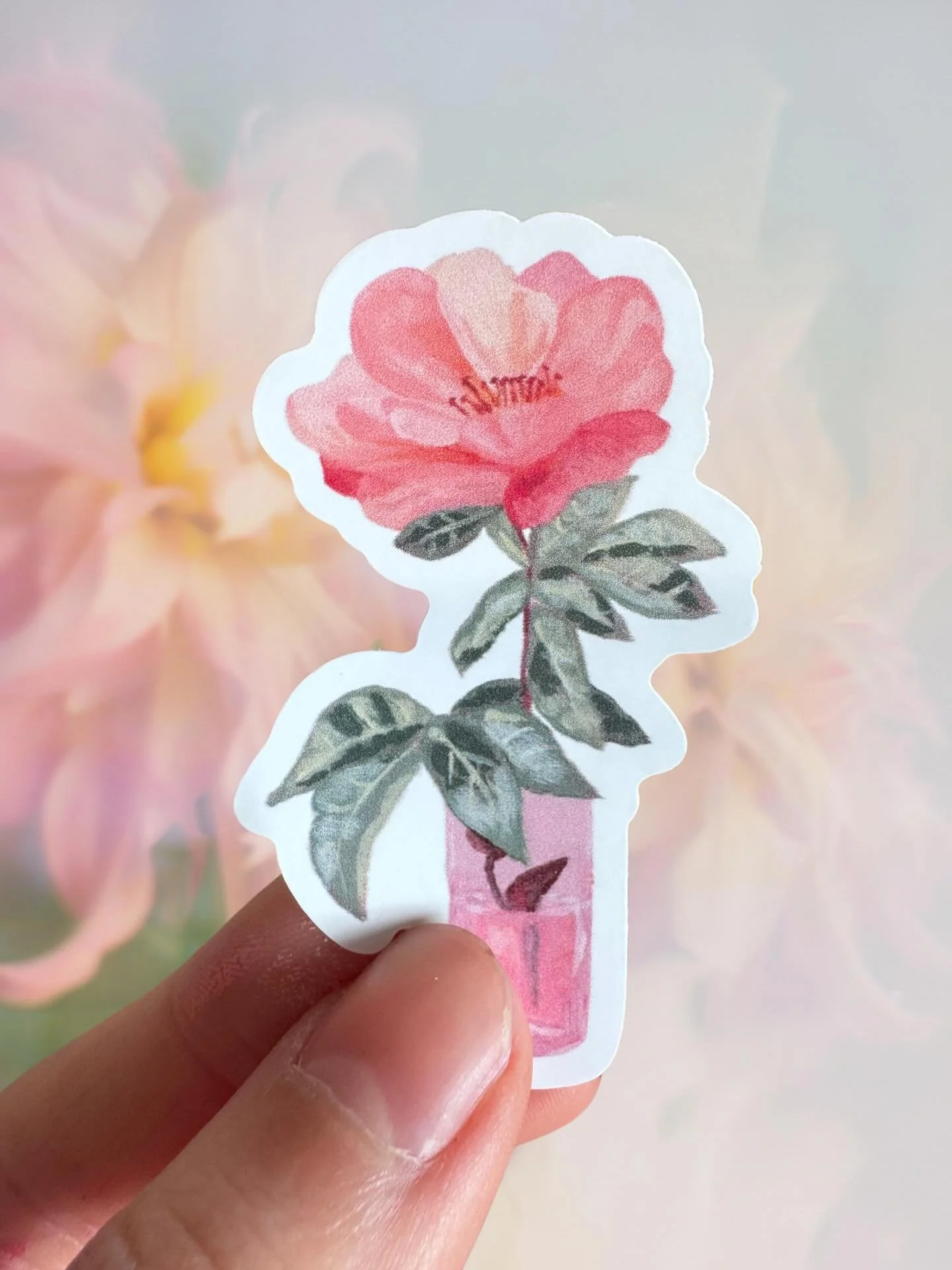 Made these cute little stickers taken from parts of my paintings! They will be available to buy at the pop up and future markets. 🌺🌸

#artstickers #painting #markets #floral #popup