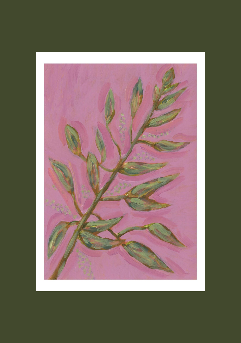 Pink Branch Print