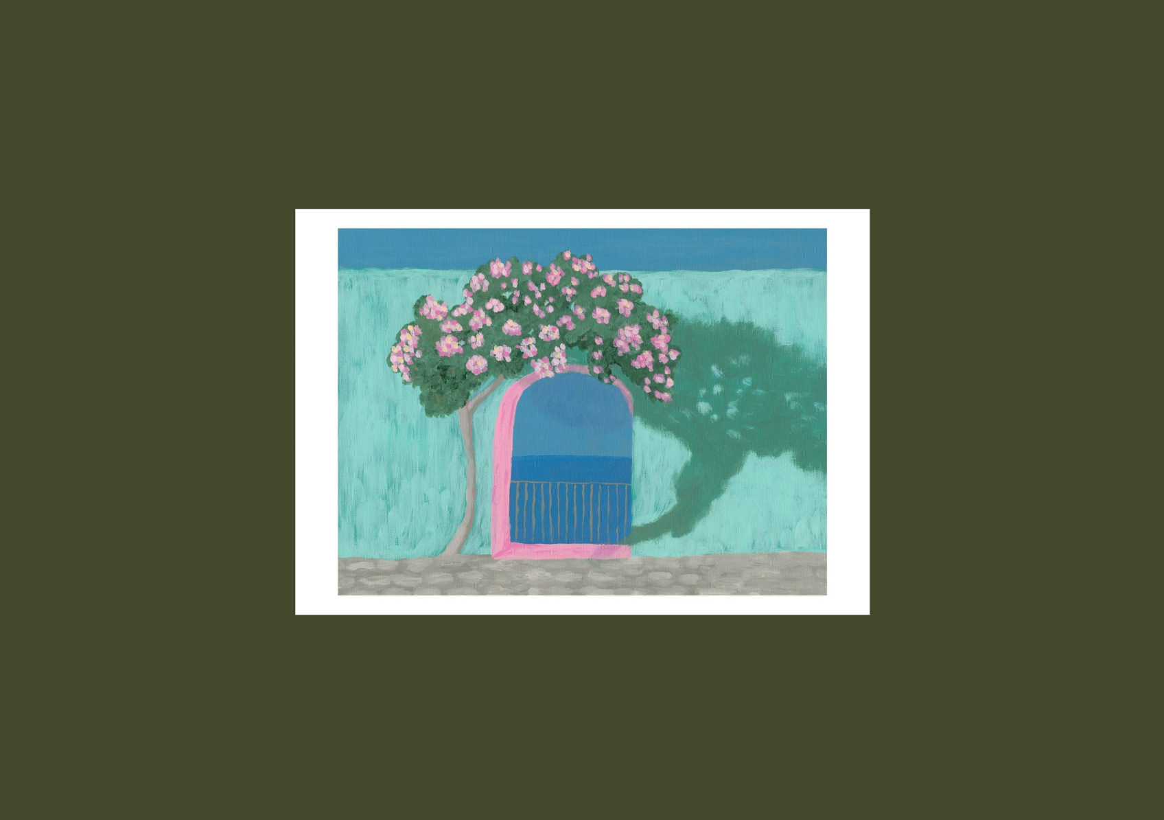 A View Through The Wall Print