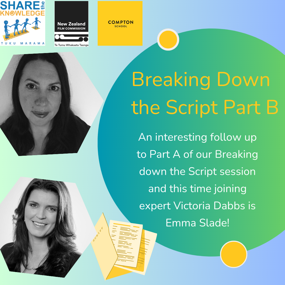 SESSION FOUR: BREAKING DOWN THE SCRIPT (PART B)
