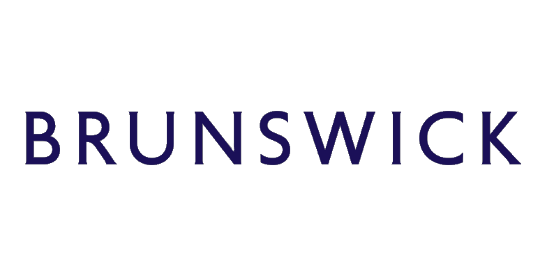 The word 'BRUNSWICK' in dark blue capital letters on a white background.