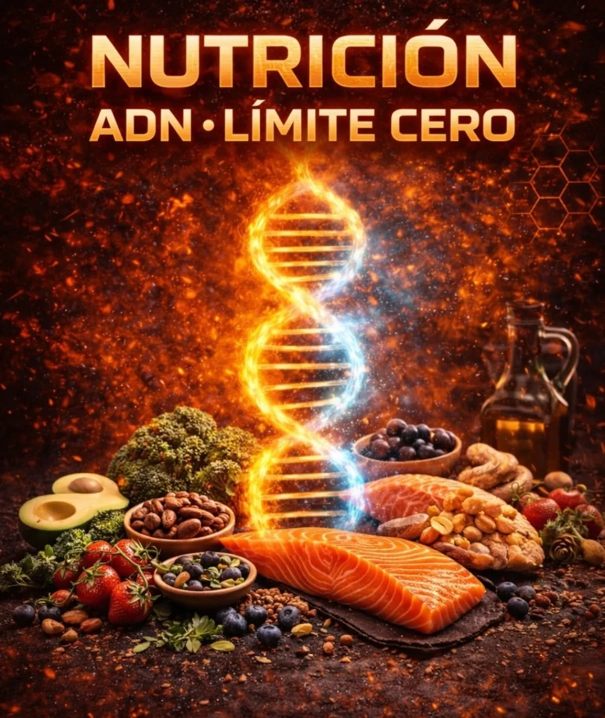 Tu cuerpo es una m&aacute;quina.

Pero necesita el combustible correcto.

El m&eacute;todo ADN &middot; L&Iacute;MITE CERO se basa en:

&bull; nutrici&oacute;n estrat&eacute;gica 
&bull; control metab&oacute;lico 
&bull; alimentos reales 

No se trat