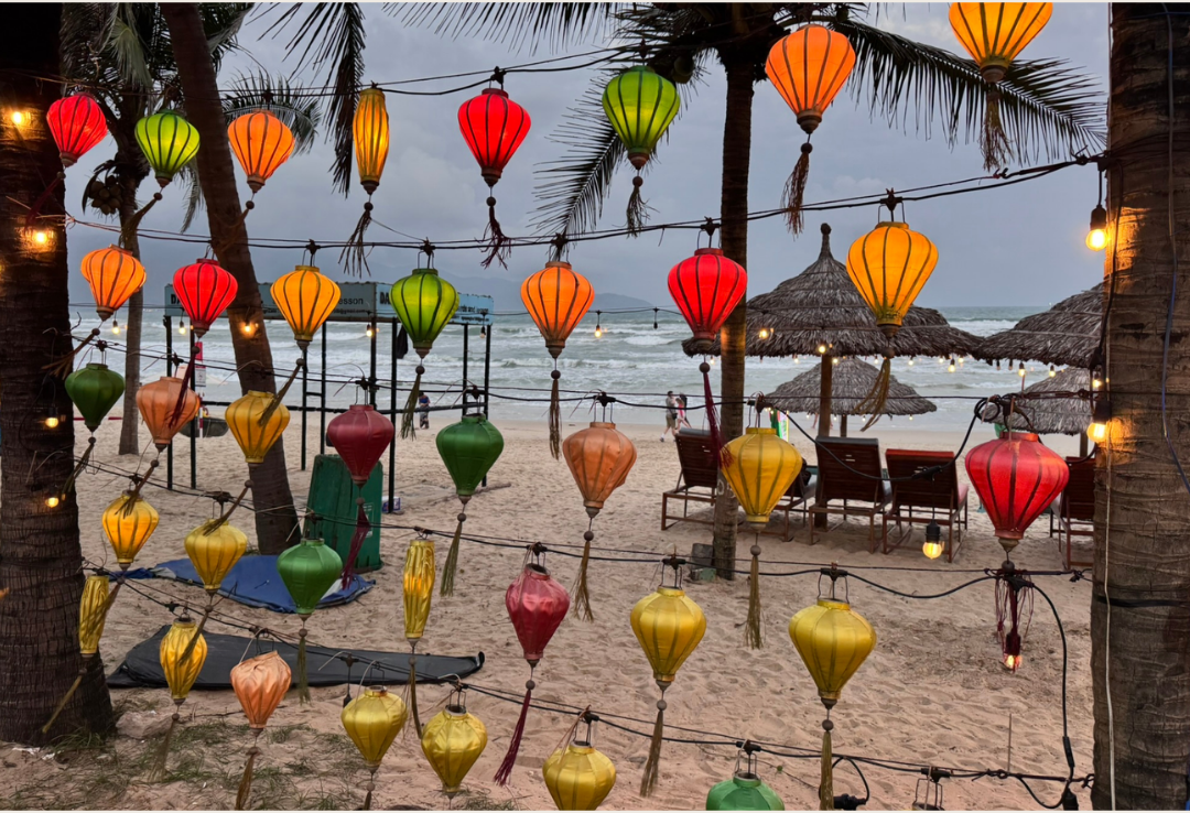 Lanterns on My Khe Beach, Da Nang, Vietnam