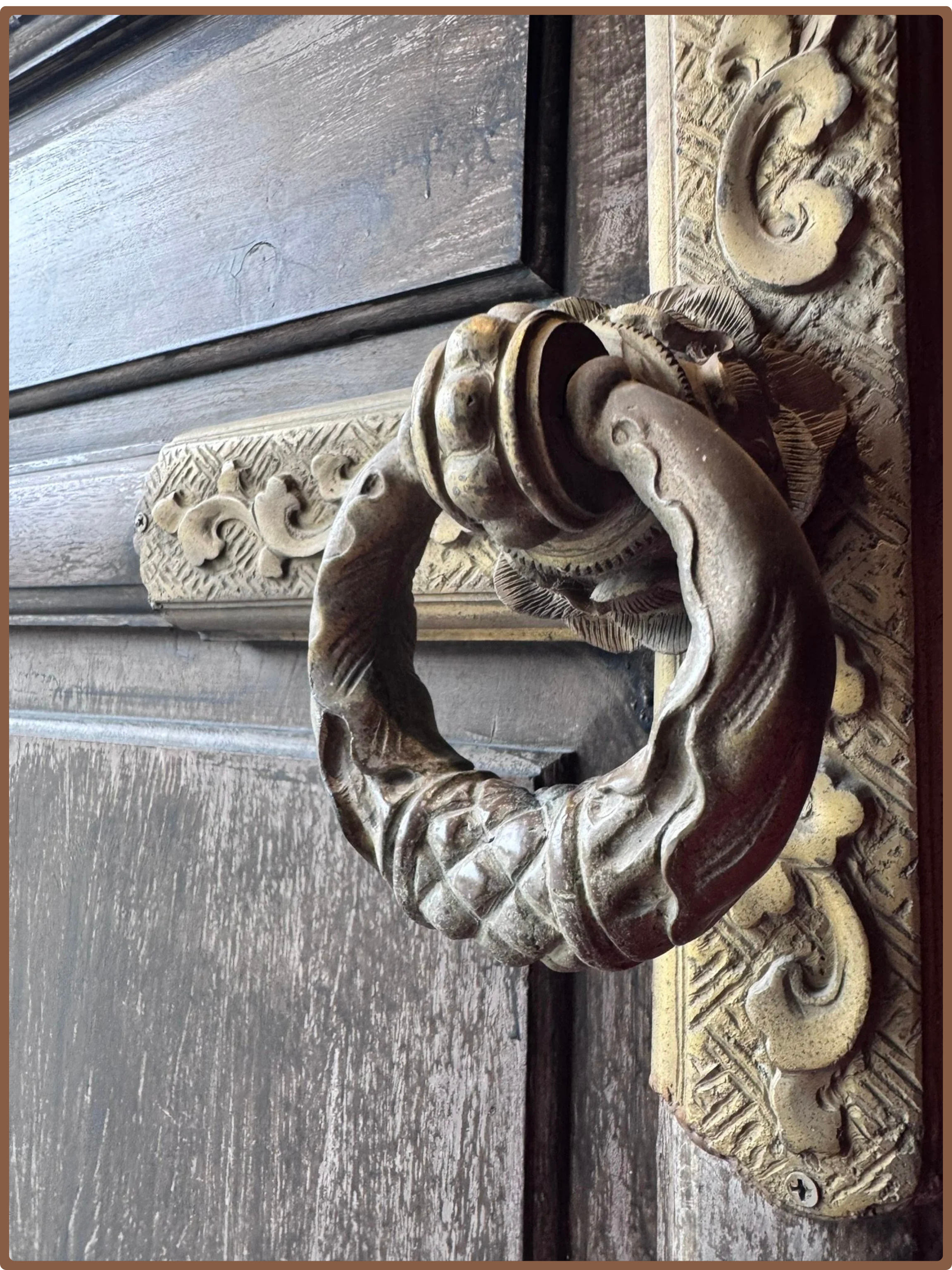 Intricate door knocker