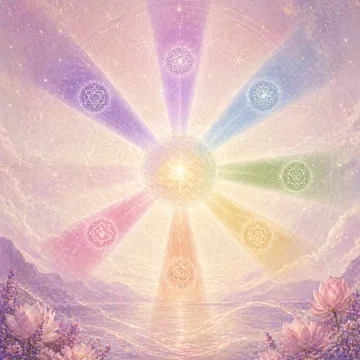 The seven rays of creation.