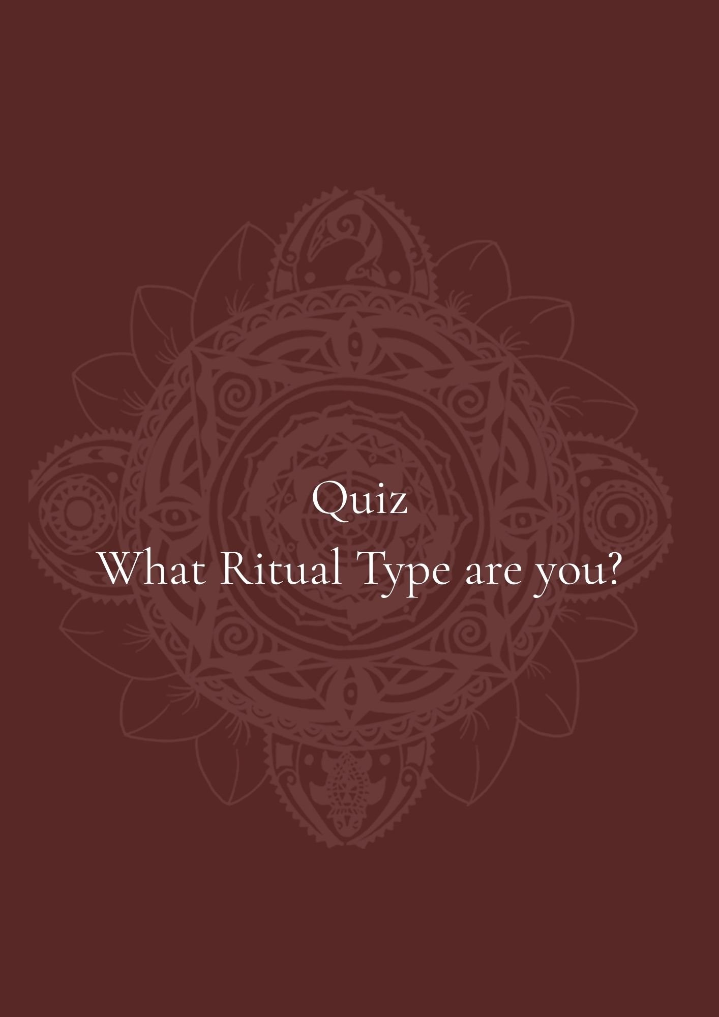 Ritual Quiz
