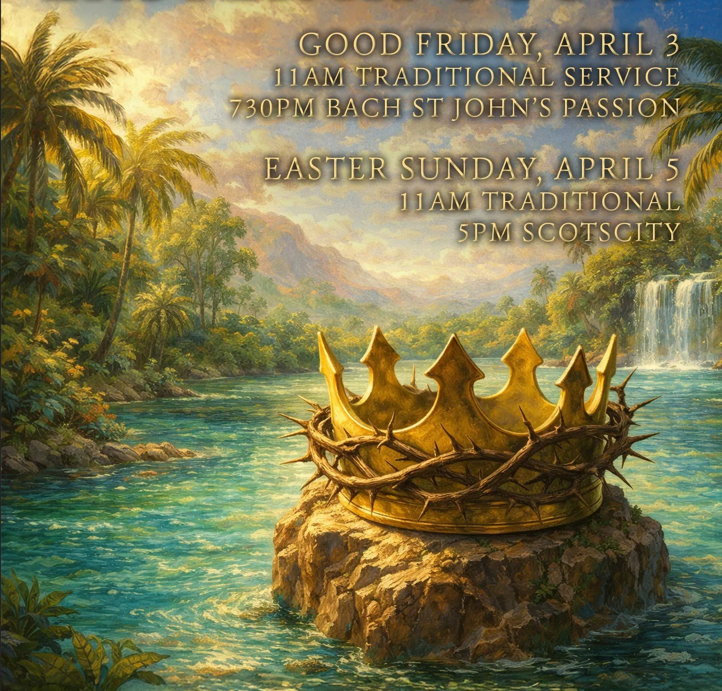 thorny crown on rock in beautiful landscape easter sunday St Johns Passion Melbourne 2026 Matthew Angus Baroque Bassoon