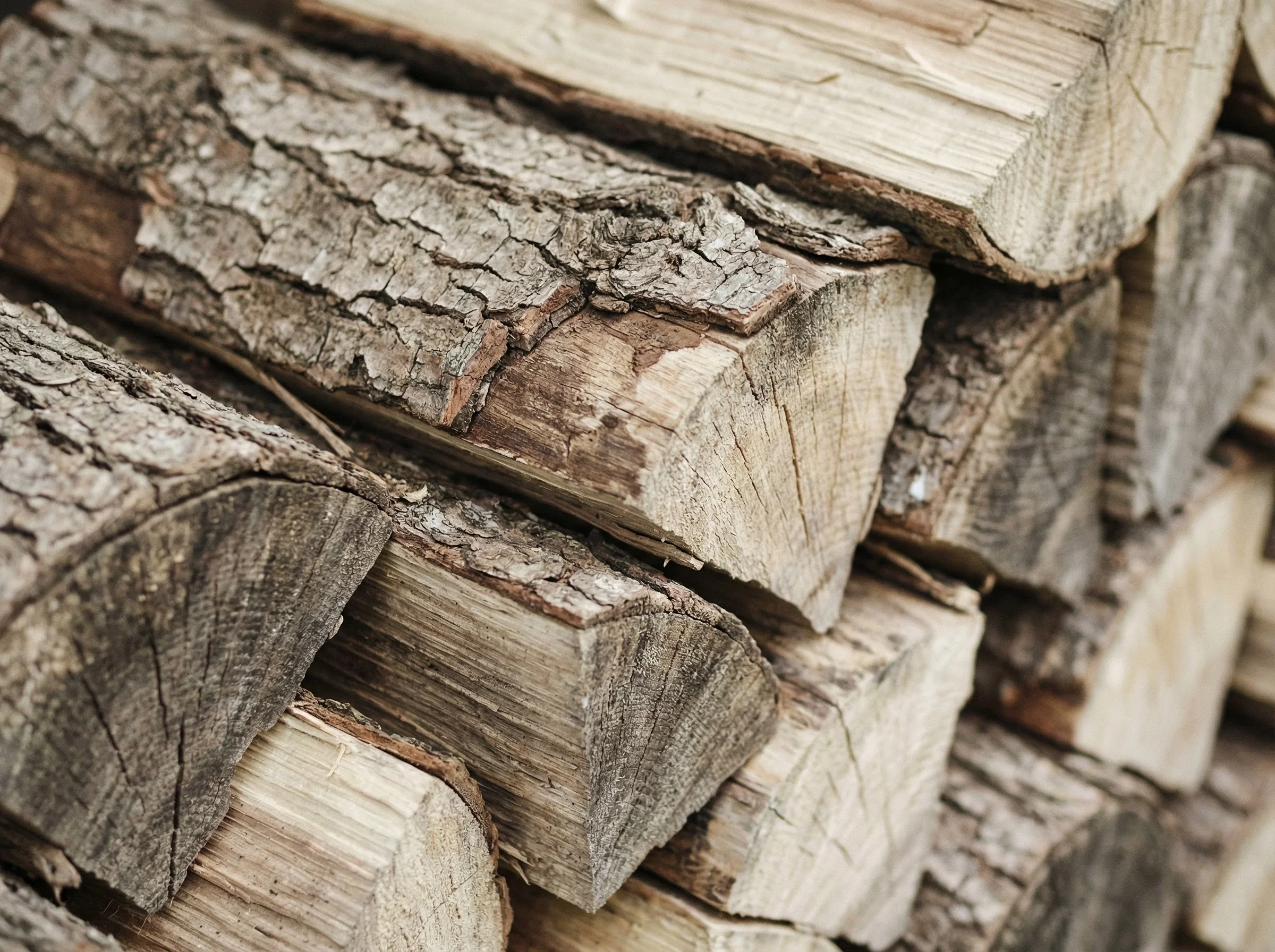 Kiln dried firewood logs stacked ready for delivery Dublin Kildare