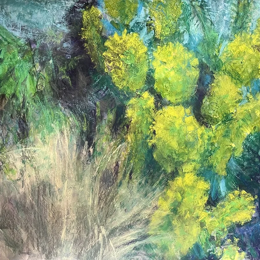Euphorbia, Pastel on Board, 450mm x 450mm