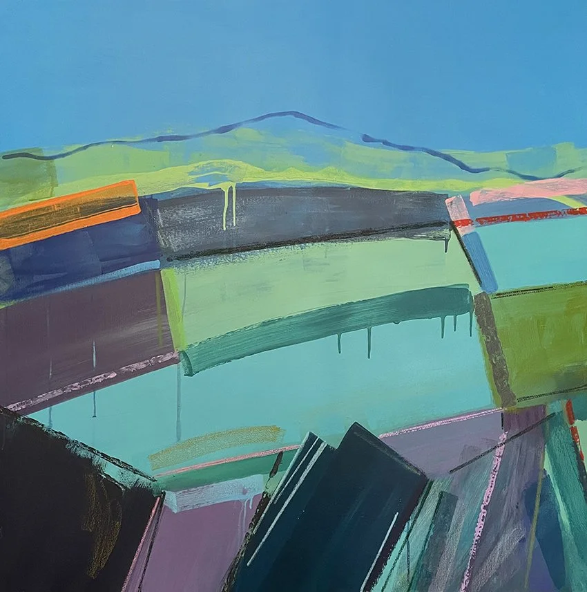 South Downs 1, Acrylic on Canvas, 1000mm x 1000mm