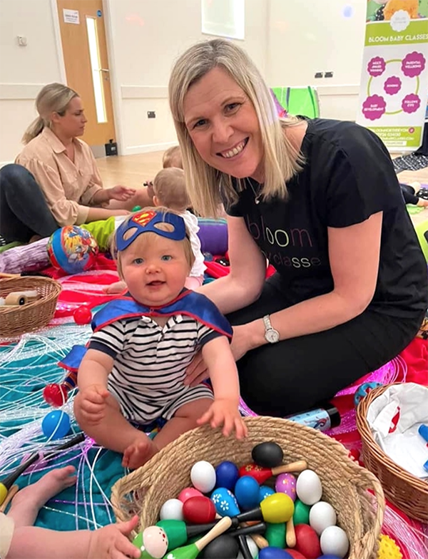 Meet the teacher – Andrea Sanger Bloom Baby Classes, North Devon