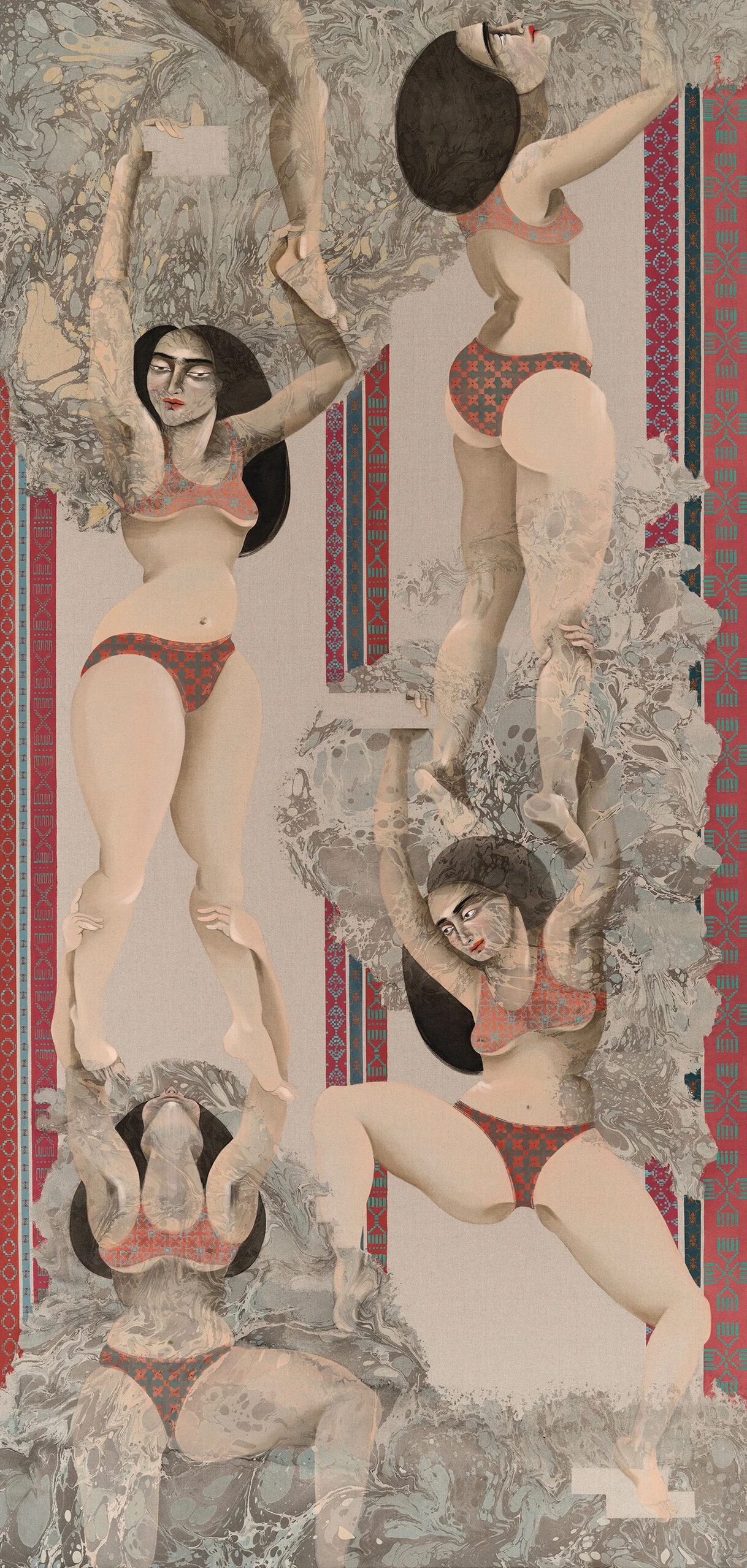 Untitled, by Hayv Kahraman. 