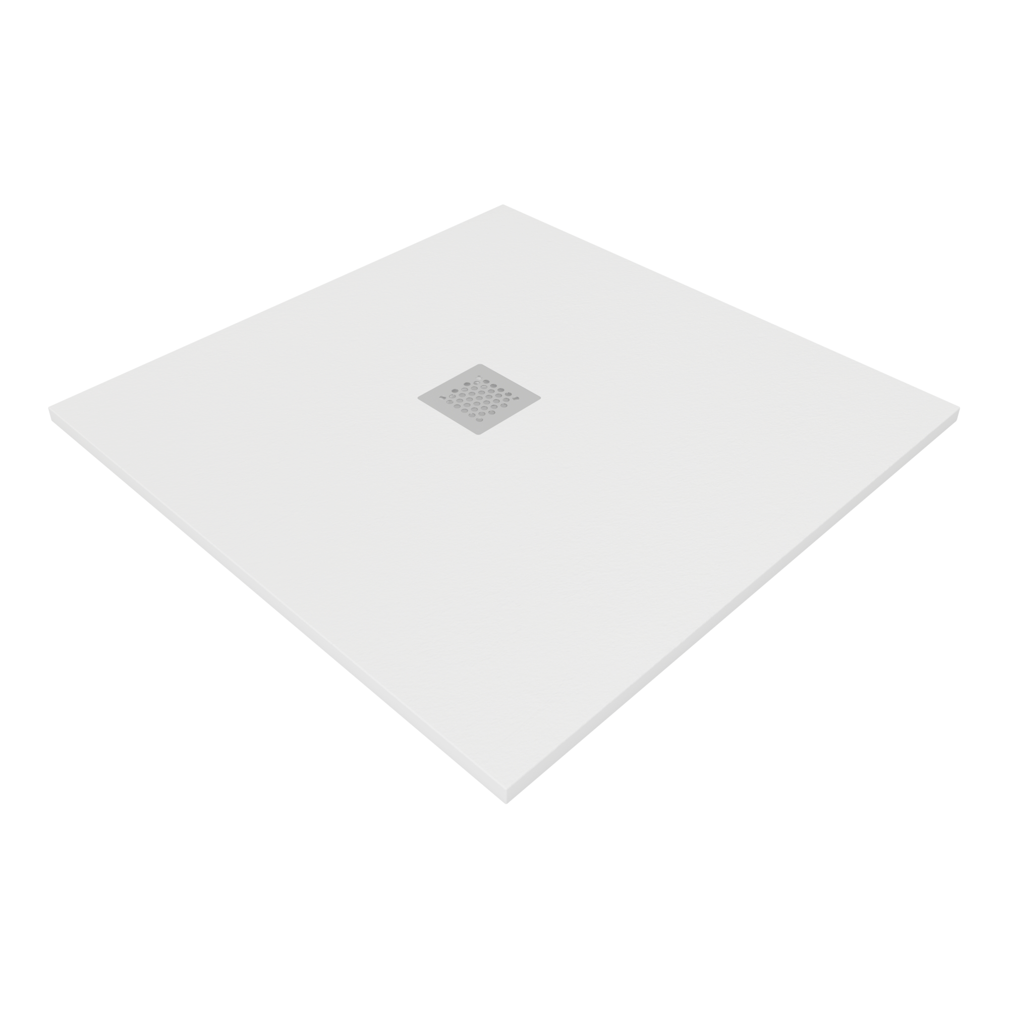 Shower tray, square - filled resin, cuttable including waste cover. Sanitary ware manufacturers. Sanitary ware suppliers . Sanitary ware wholesale  Oem