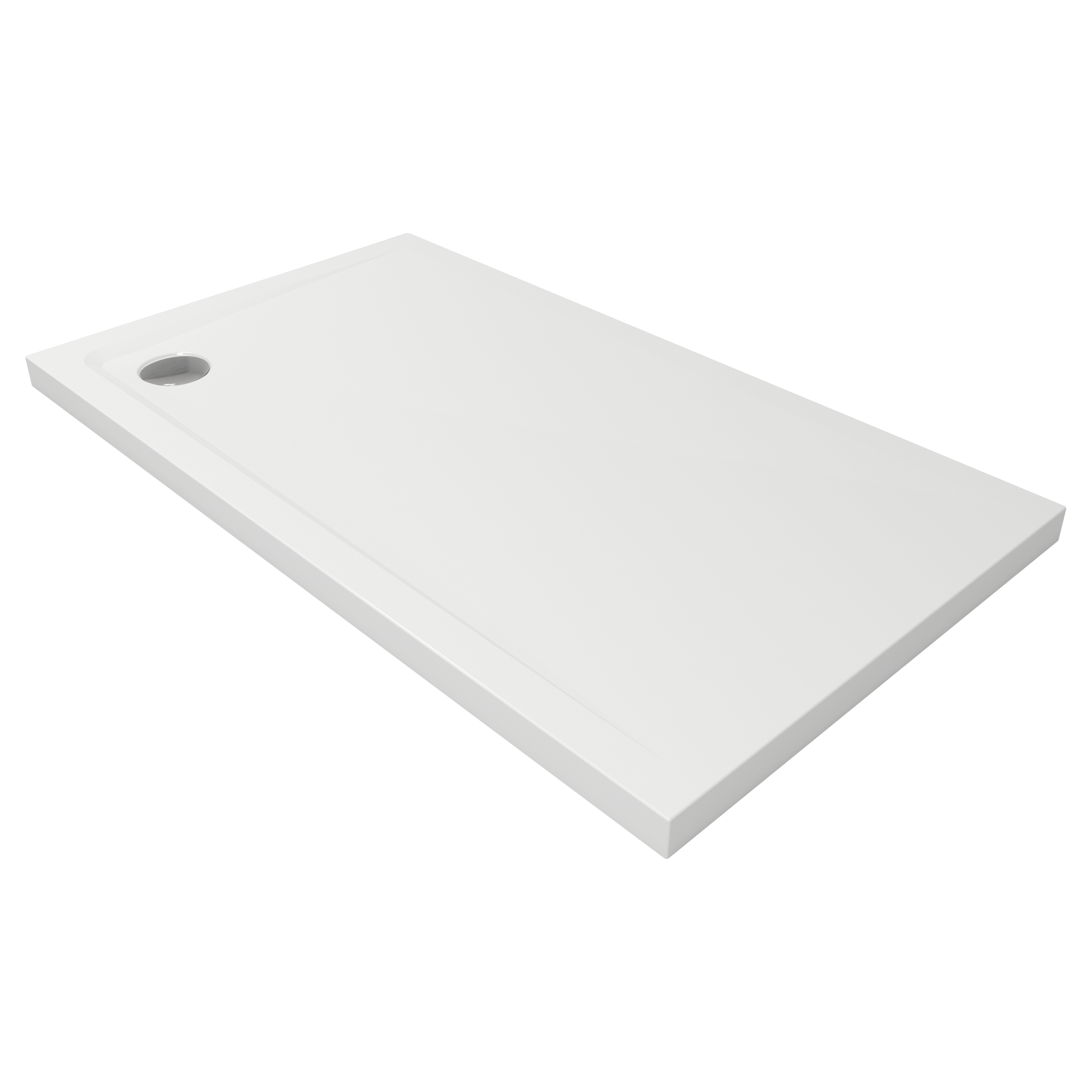 Shower tray, rectangular - acrylic, including waste cover. Sanitary ware manufacturers. Sanitary ware suppliers . Sanitary ware wholesale  Oem