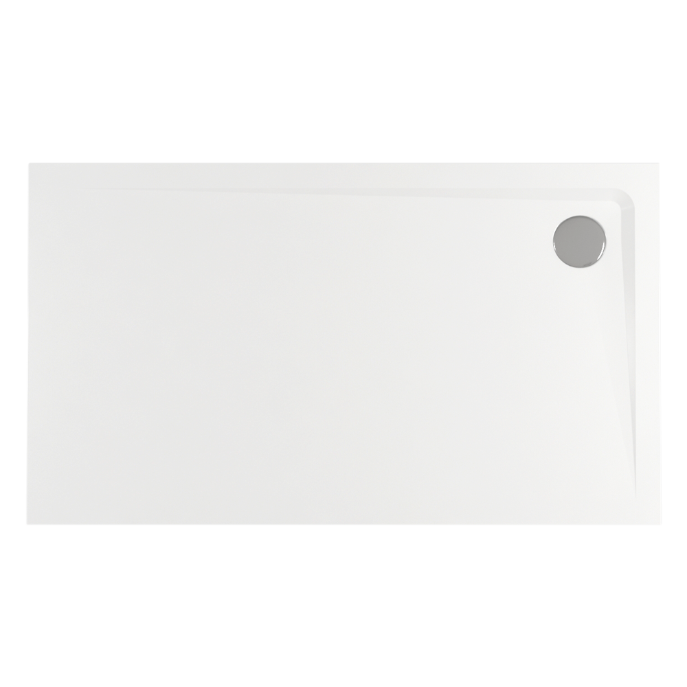 Shower tray, rectangular - acrylic, including waste cover. Sanitary ware manufacturers. Sanitary ware suppliers . Sanitary ware wholesale  Oem