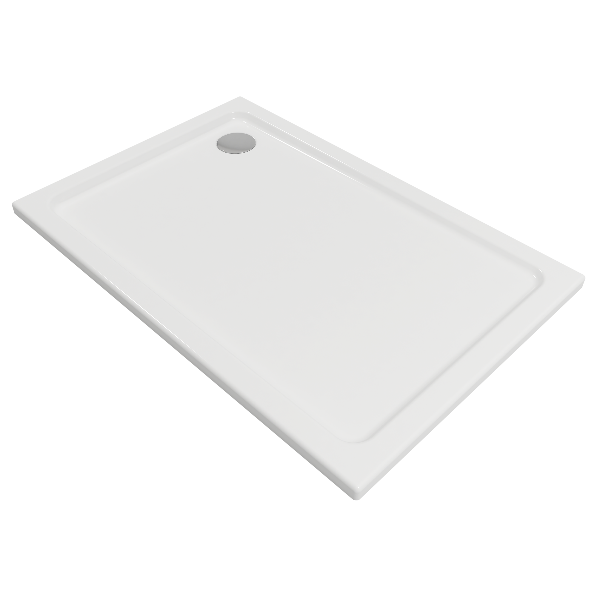 Shower tray, rectangular - acrylic, including waste cover. Sanitary ware manufacturers. Sanitary ware suppliers . Sanitary ware wholesale  Oem