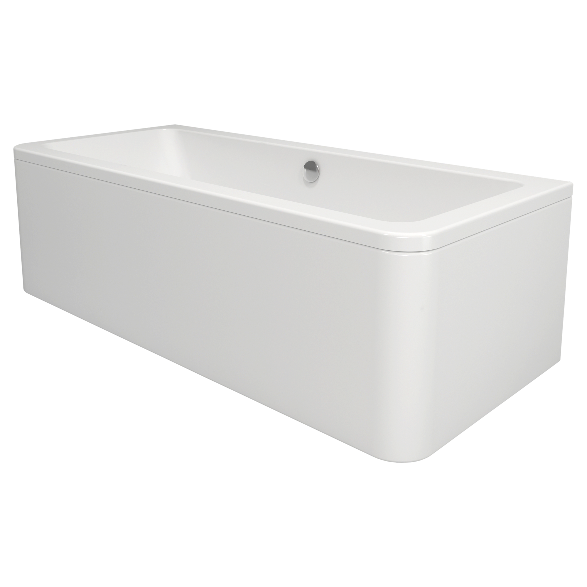 Standard bath, back-to-wall, acrylic