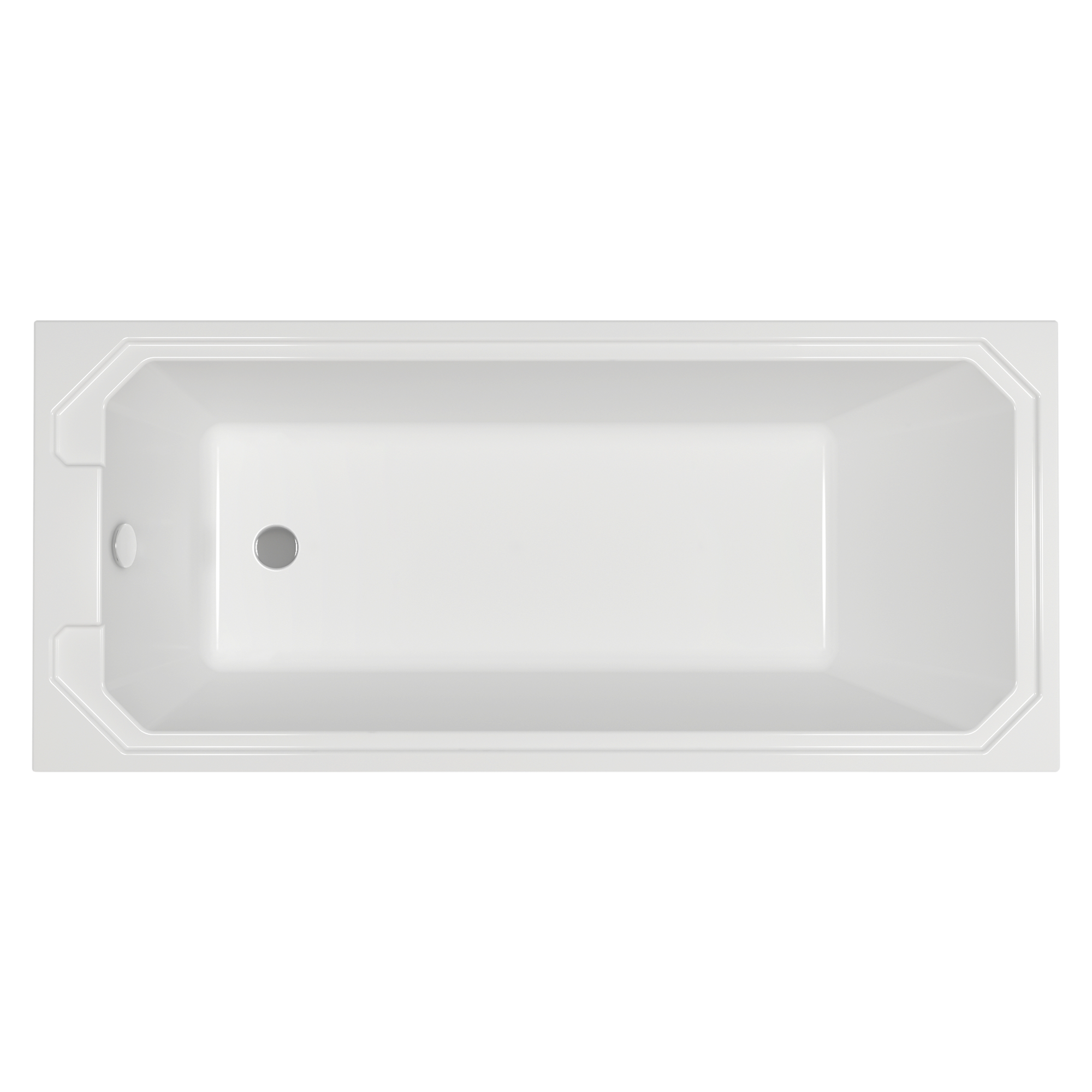 Standard bath, rectangular - single ended waste. Sanitary ware manufacturers. Sanitary ware suppliers . Sanitary ware wholesale  Oem
