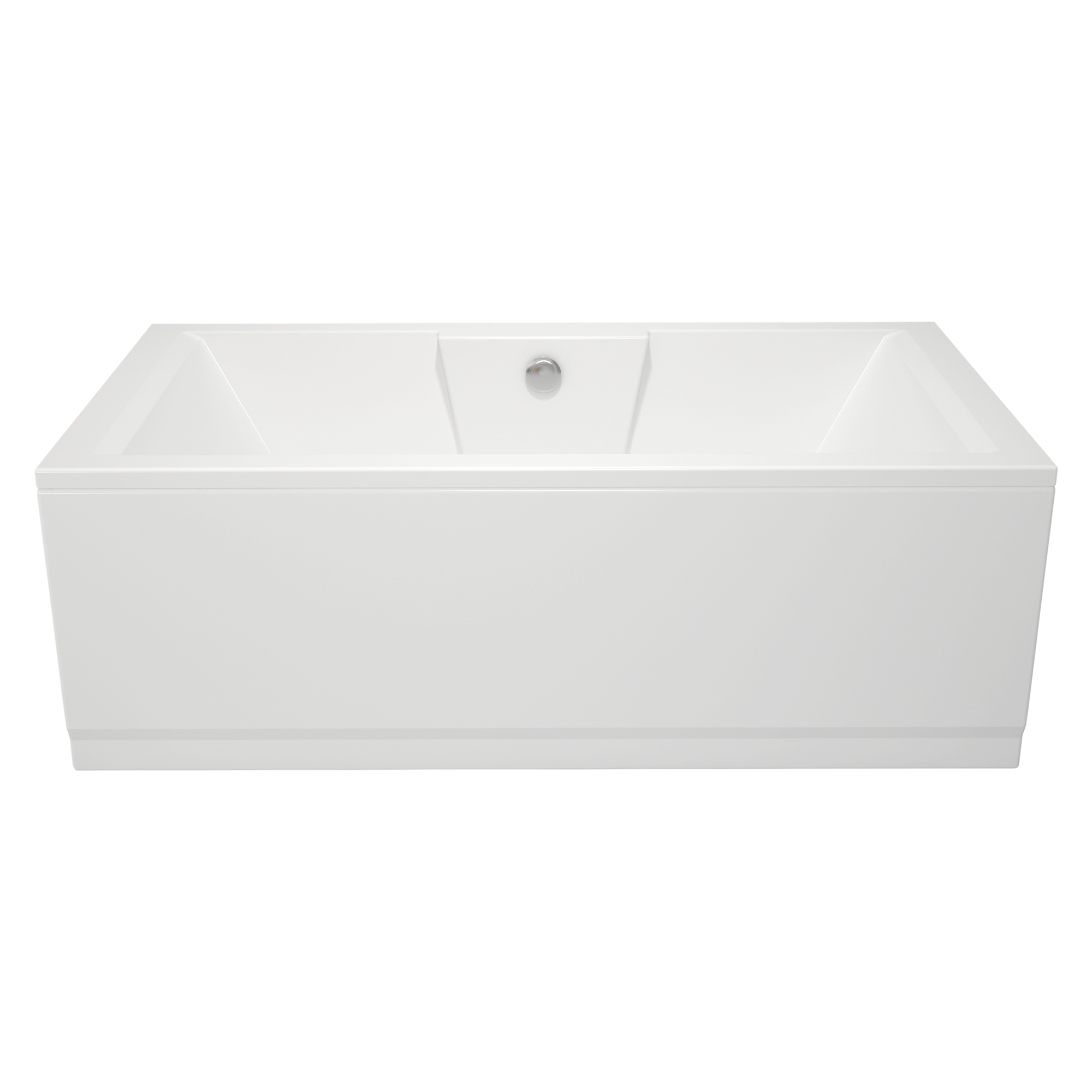 Standard Bath, rectangular - double ended waste. Sanitary ware manufacturers. Sanitary ware suppliers . Sanitary ware wholesale  Oem