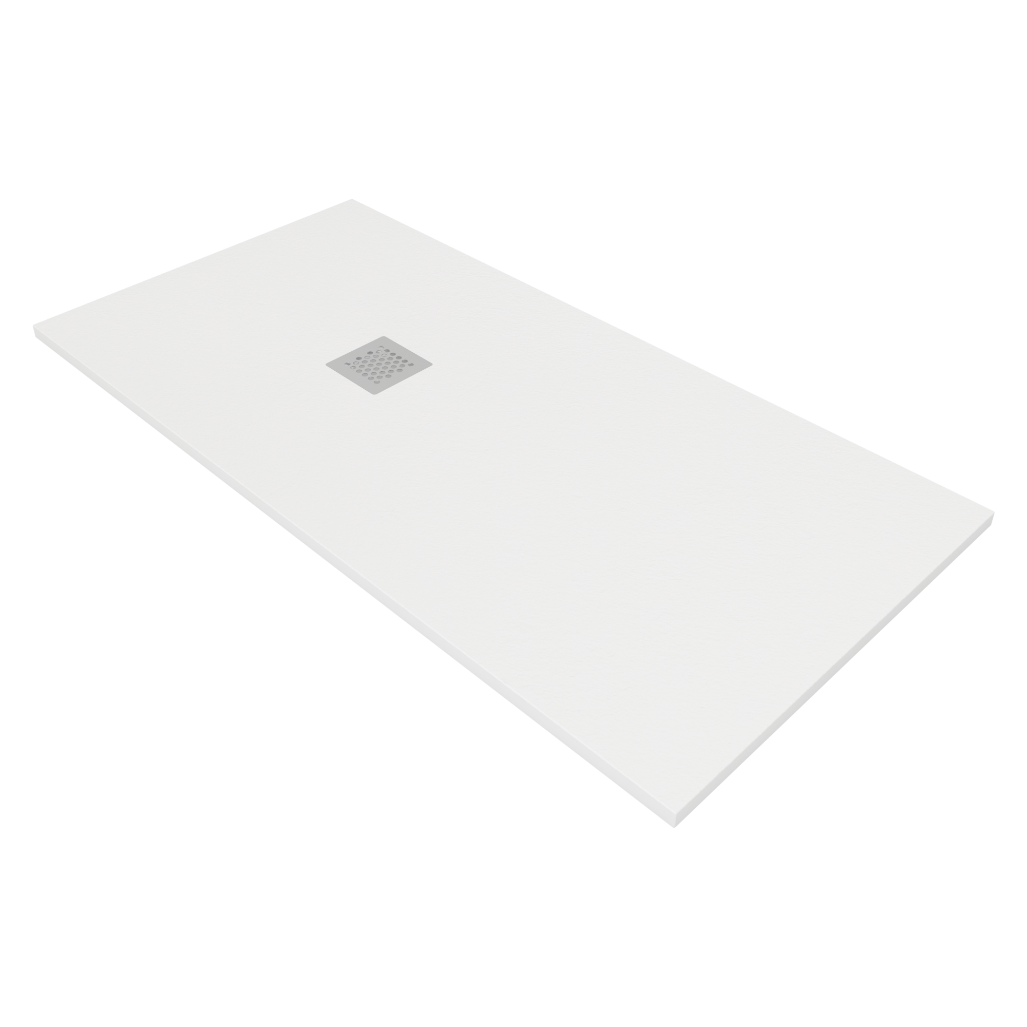 Shower tray, rectangular - filled resin, cuttable including waste cover. Sanitary ware manufacturers. Sanitary ware suppliers . Sanitary ware wholesale  Oem