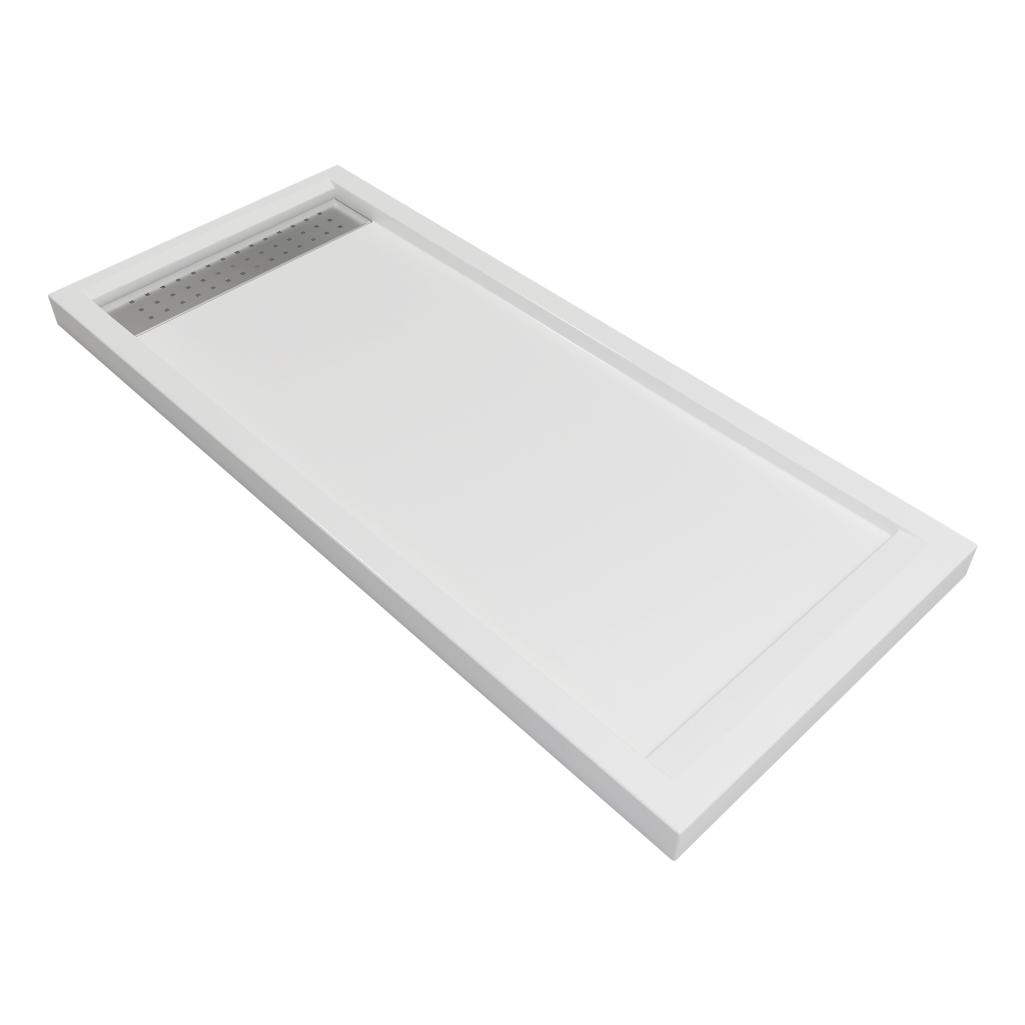 Shower tray, rectangular - acrylic, including waste cover. Sanitary ware manufacturers. Sanitary ware suppliers . Sanitary ware wholesale.  Oem .