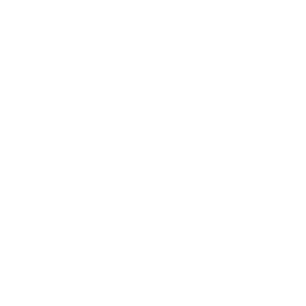 Black background with a white outlined speech bubble.