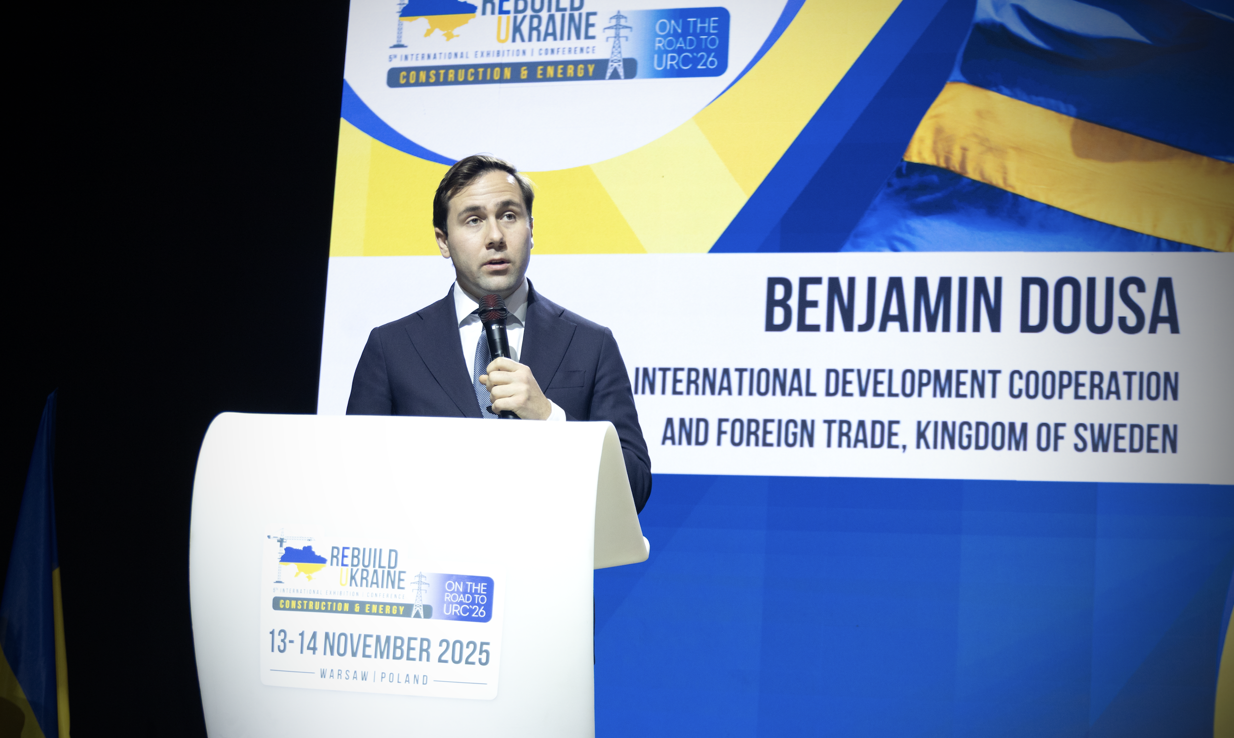 Sweden’s Minister for International Development Cooperation and Foreign Trade Attends Opening of ReBuild Ukraine
