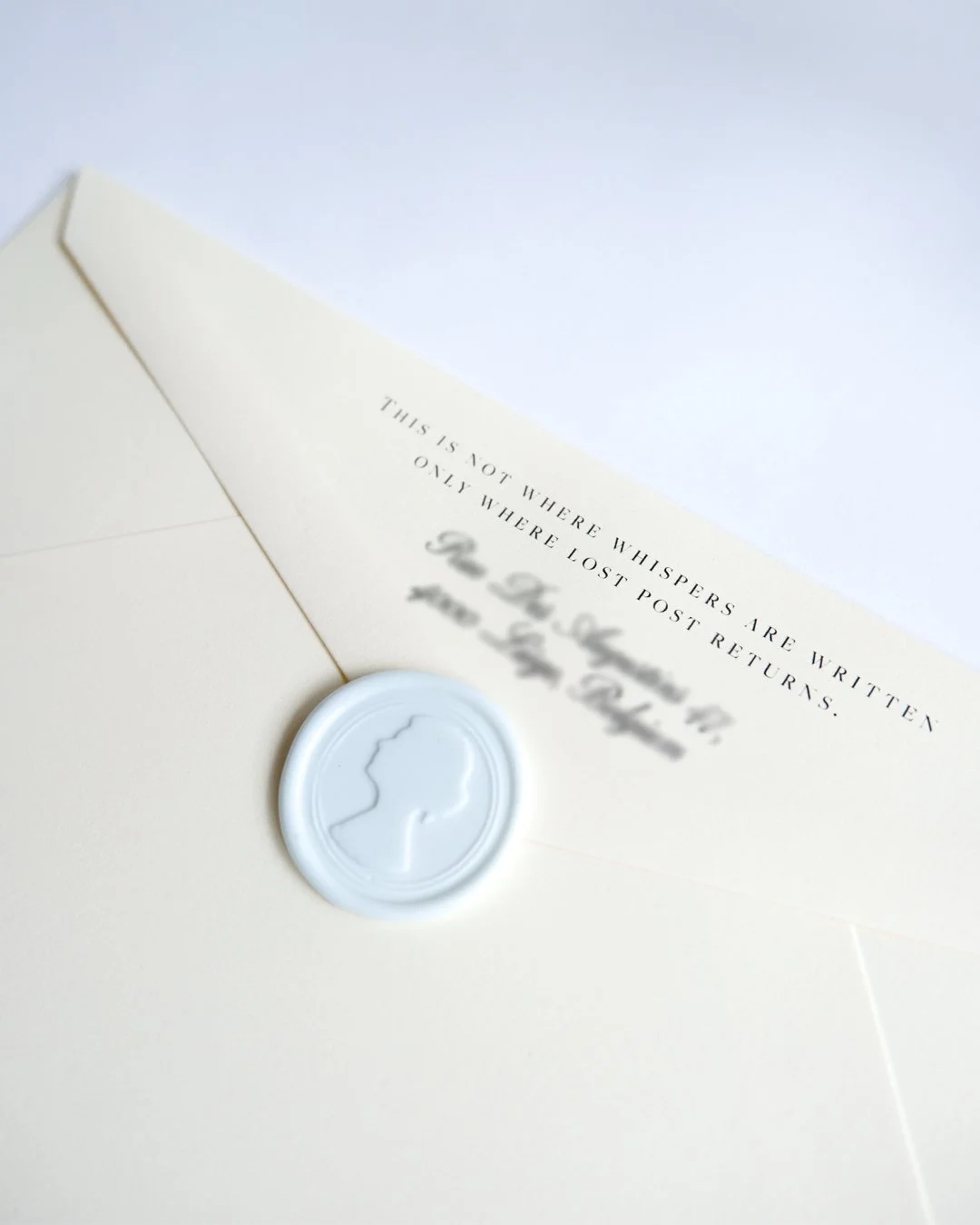 Refined Bridgerton-style stationery suite with invitation and save the date designed for a 60th birthday celebration.