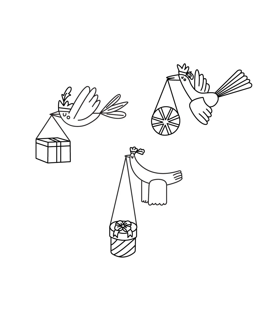 Playful illustration announcing the arrival of Sinterklaas in Bruges with hidden search elements and colouring pages for children