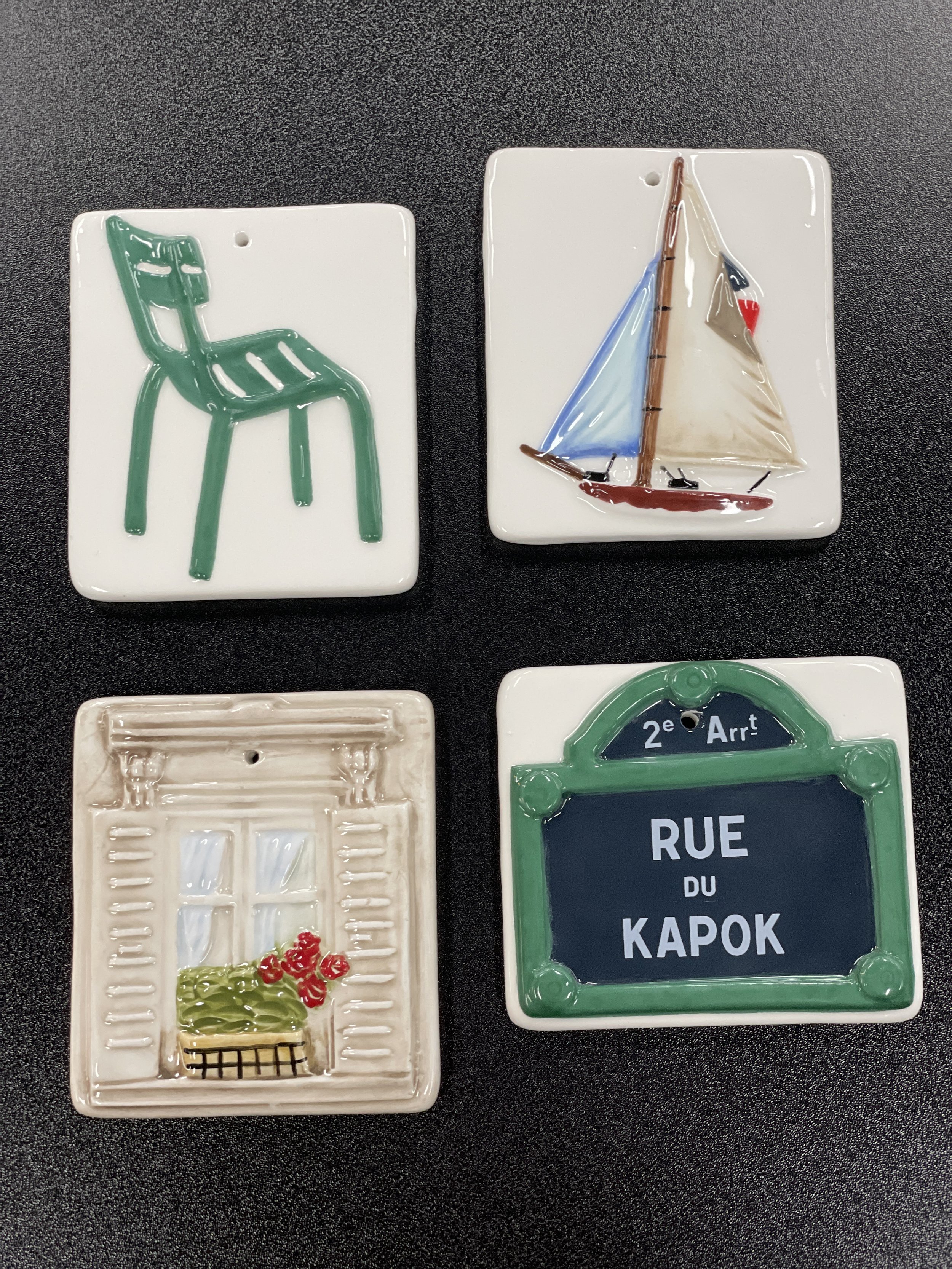 Ceramic Xmas Ornaments