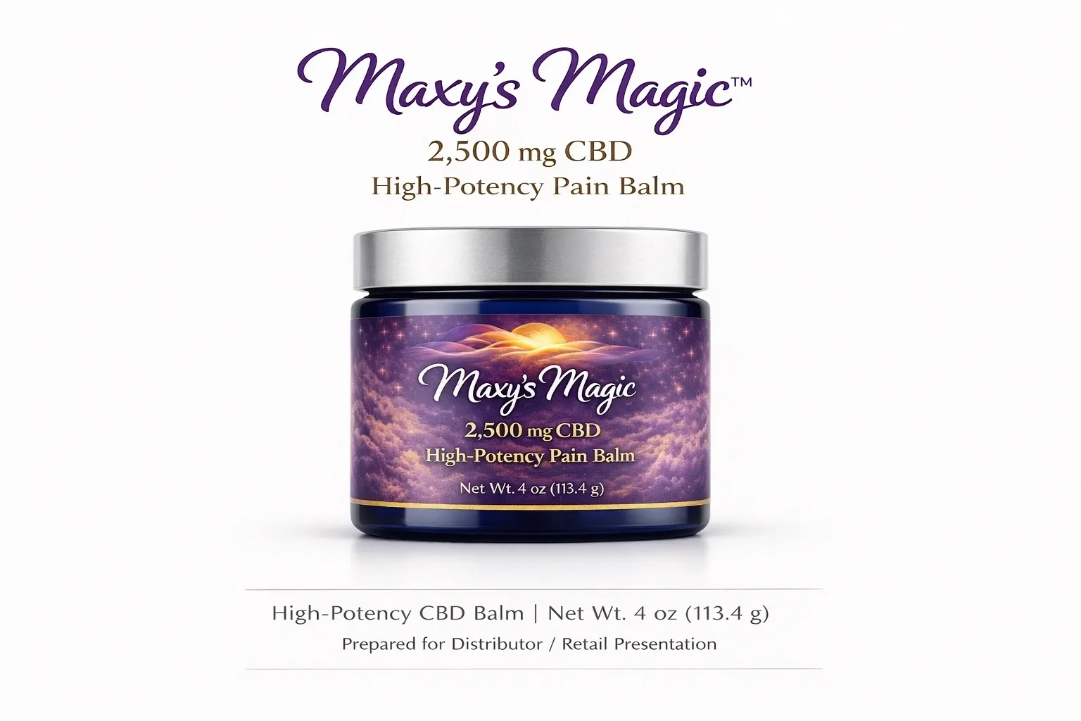 CBD pain relief balm