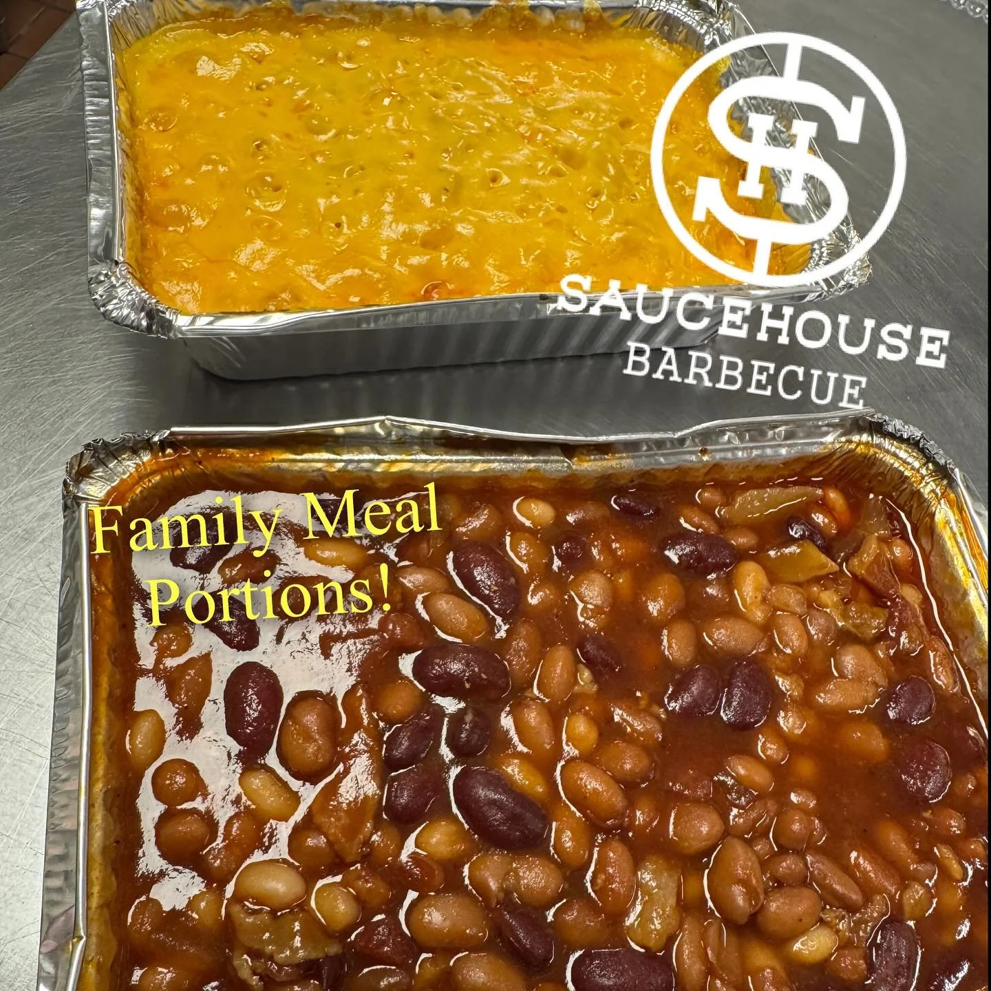 Saucehouse BBQ catering has pint and quart size pans for smaller pickup orders!  Call today to place your catering order!  1-888-978-7948 catering@saucehouse.com. 

#saucehouse #saucehousebbq #madefromscratchwithlove❤️ #godawgs #uga #my_athens #athen