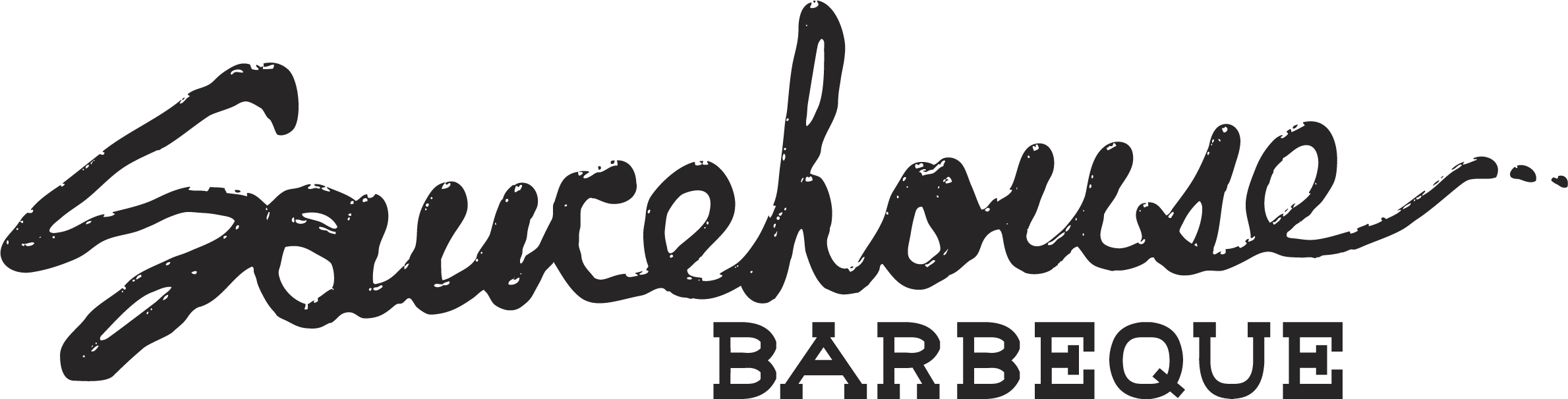 Black text with the word 'Sairee' in cursive and 'Barbeque' in bold block letters underneath.