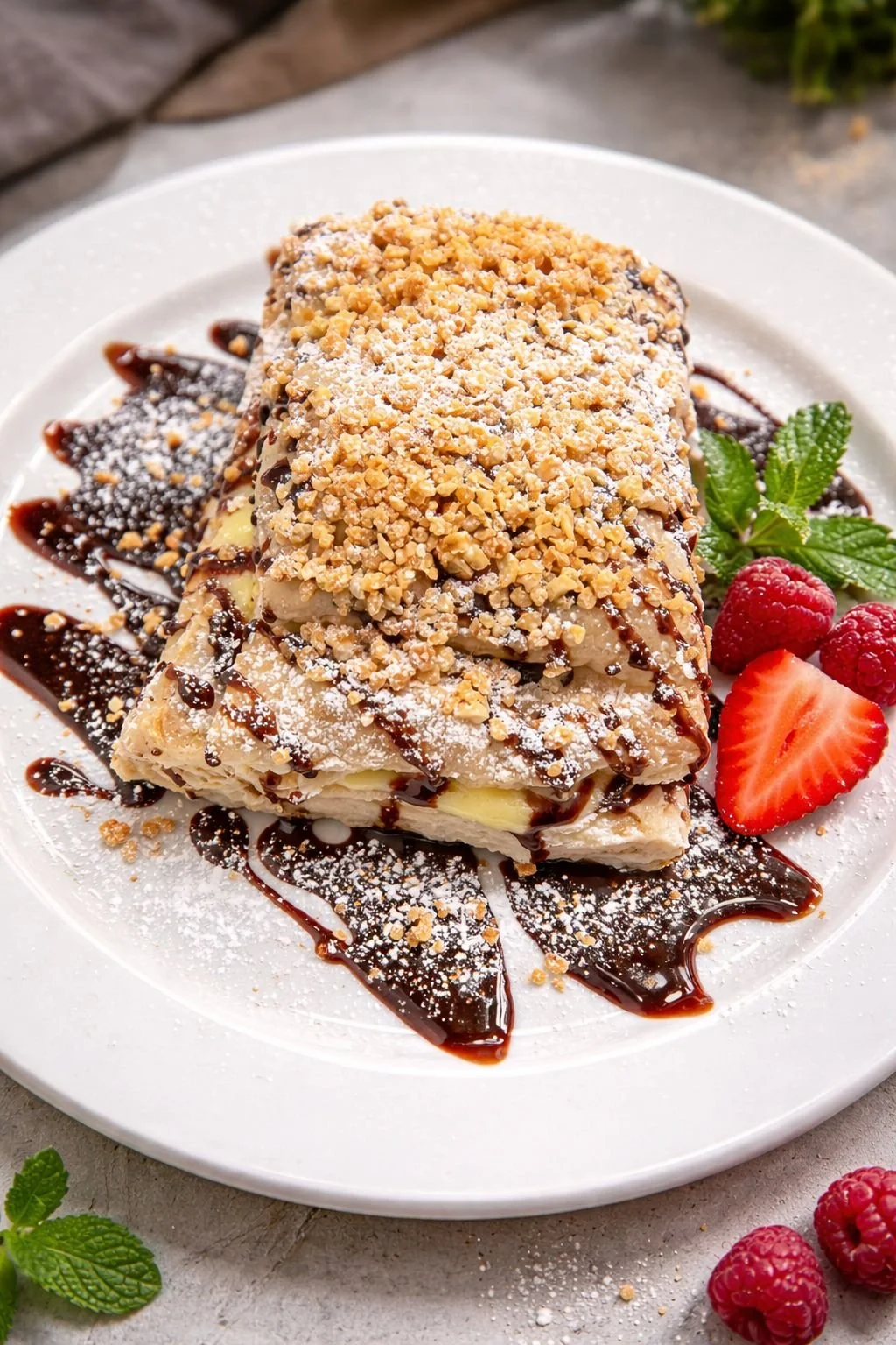 Pantxineta postre Akrasia restaurante Benicassim