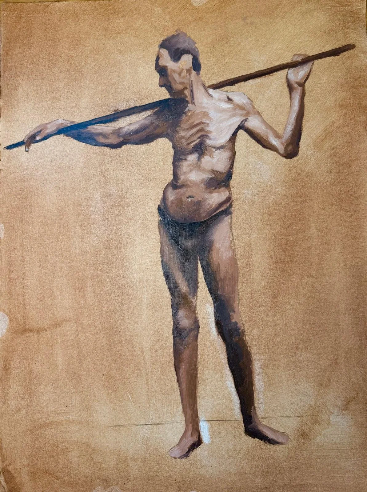 42 x 59.4cm | Oil on Canvas Paper | 2025