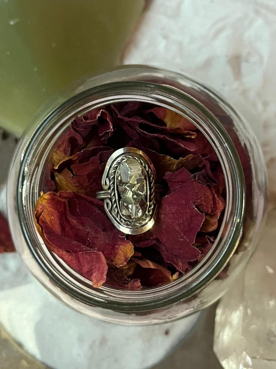 anillos piedras en bruto