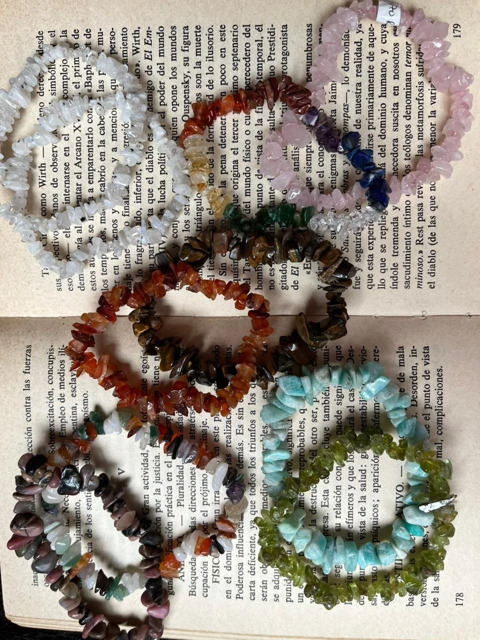 pulceras piedra en bruto