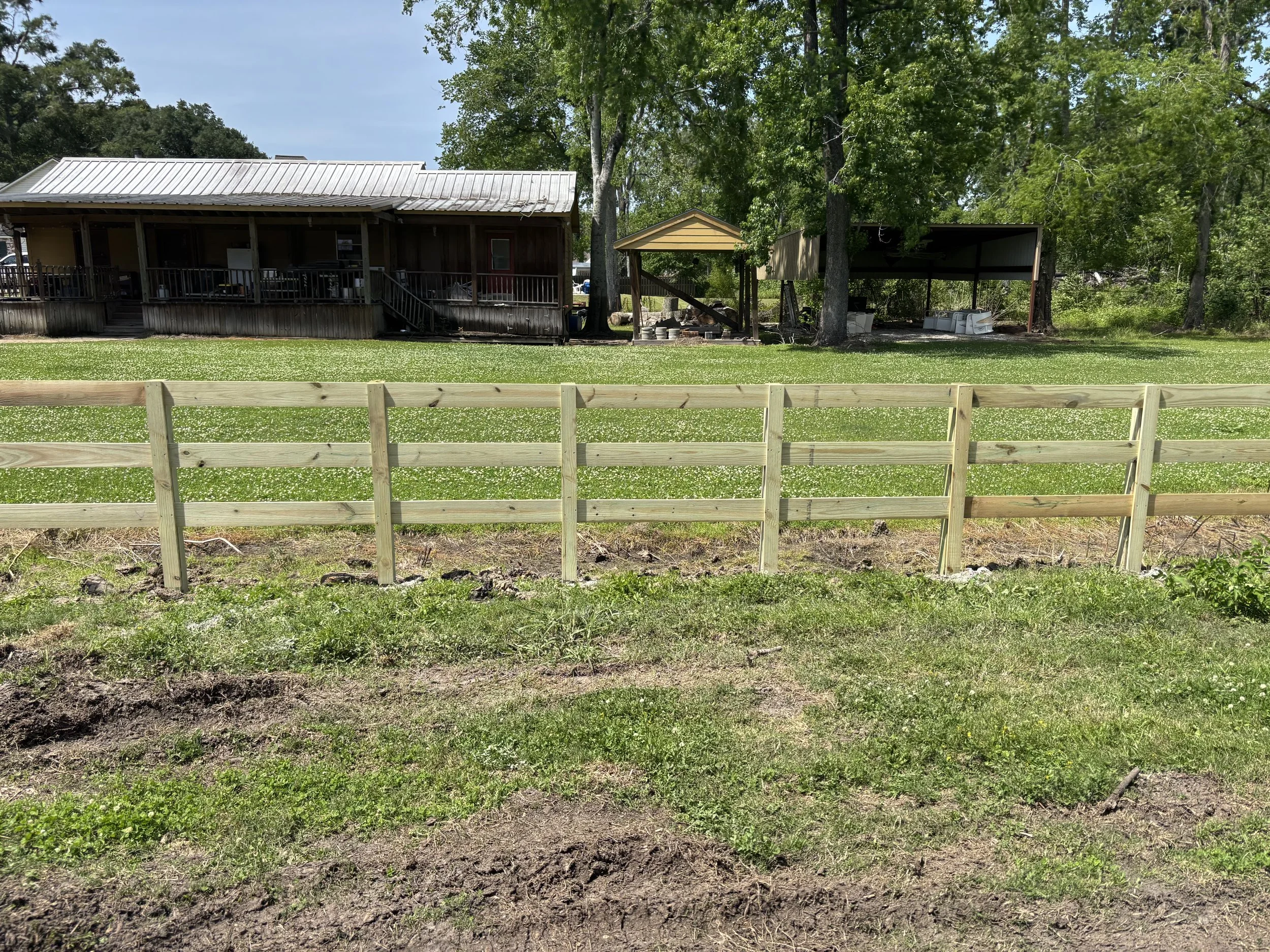 Farm Fence installed in Prairieville