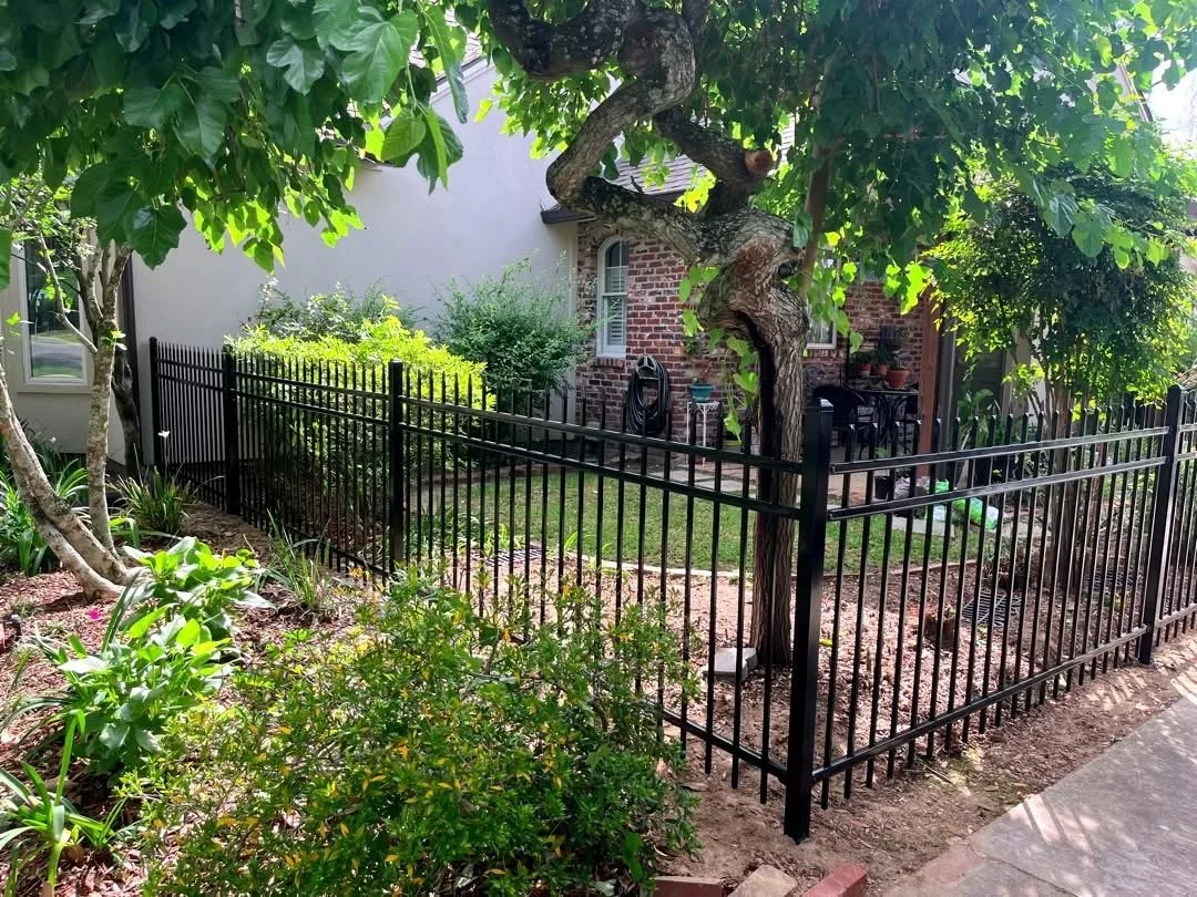 Ameristar steel fence installed in Baton Rouge LA