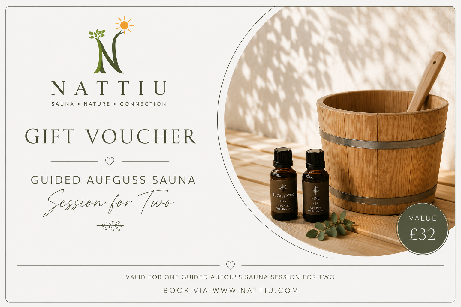 Guided "Aufguss" Sauna Gift Voucher