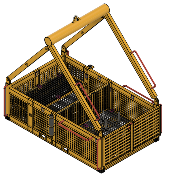 Scissor Frame Basket