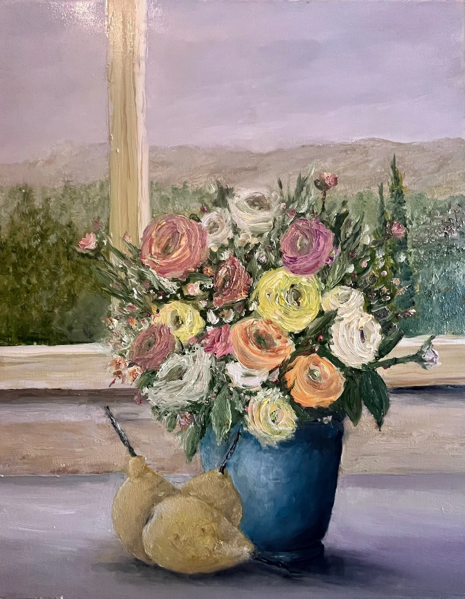 Bouquet With Pears | 55x46