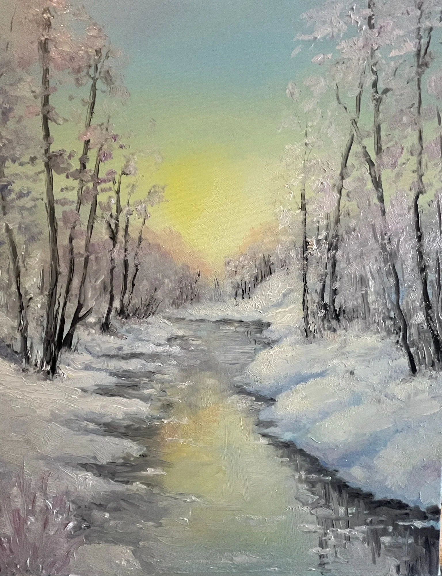 Sunset Over The River | 50x40