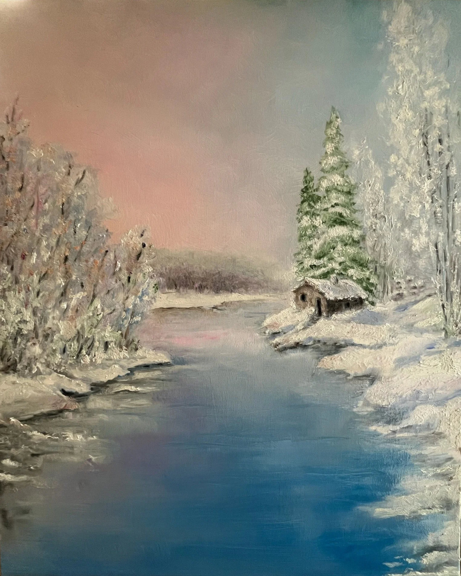 Winter River | 55x46