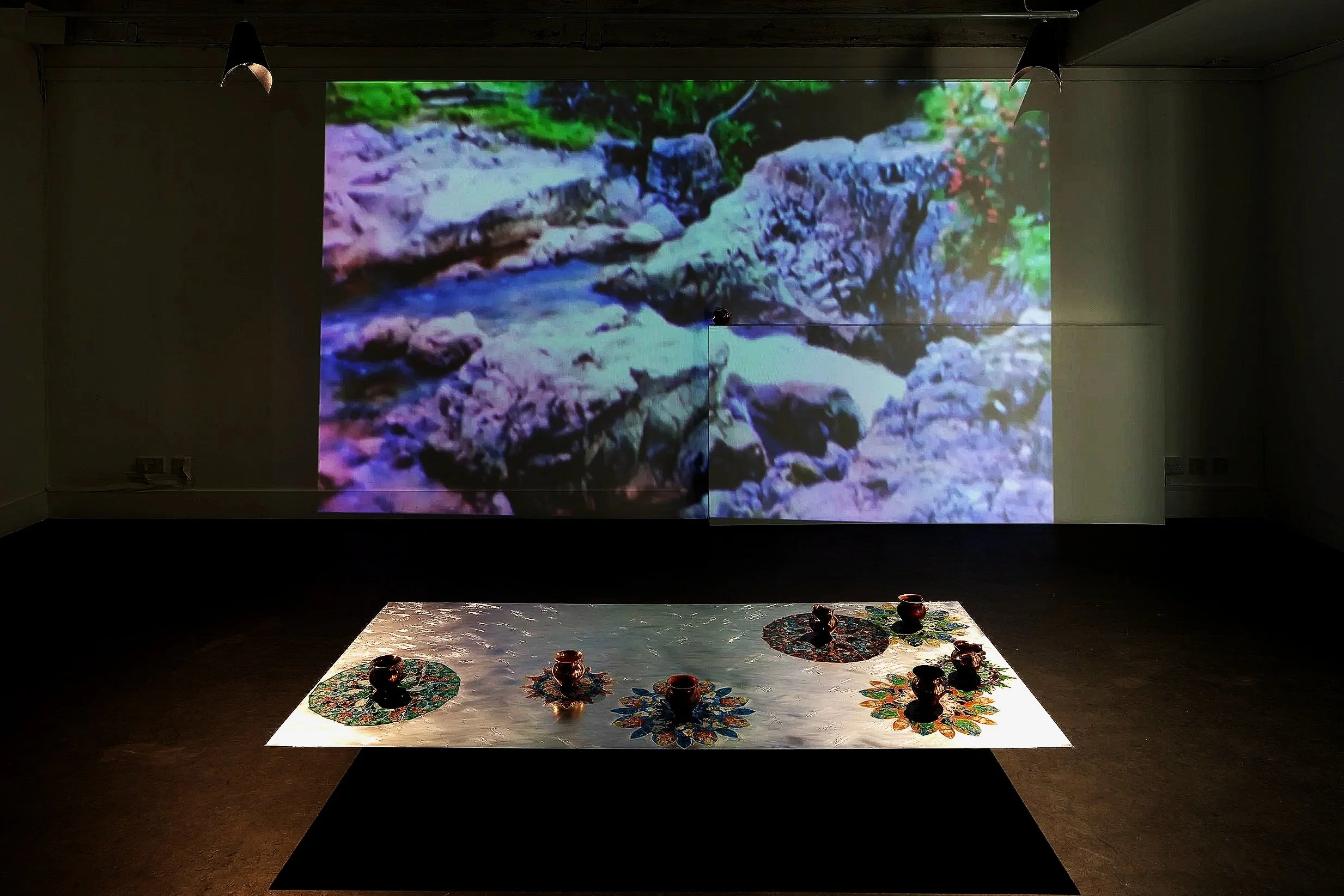 R Godbole 2024 Ganga Installation View WD Summer Show