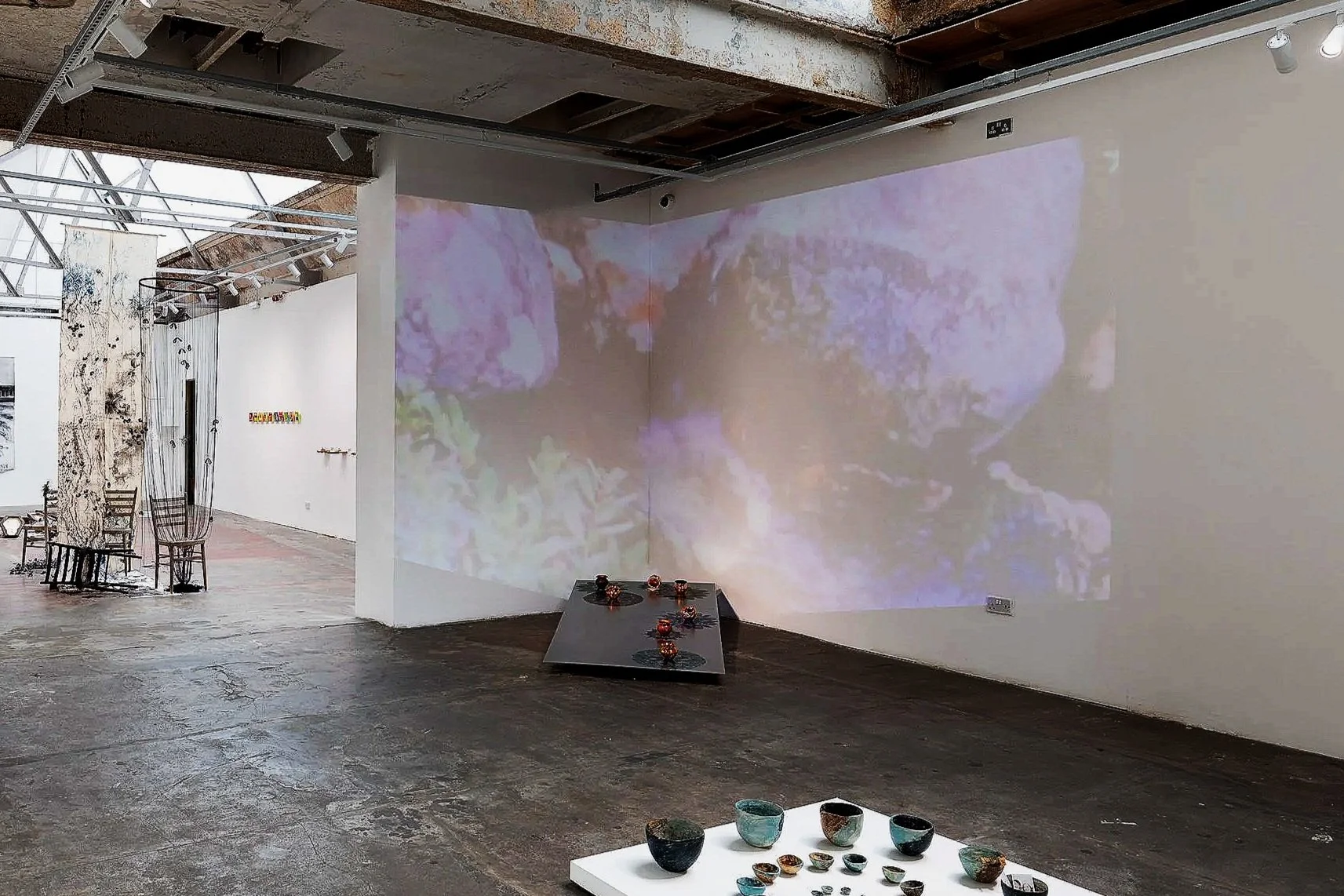 R Godbole 2024 Ganga: Wide Installation View at the Copeland Gallery, South London