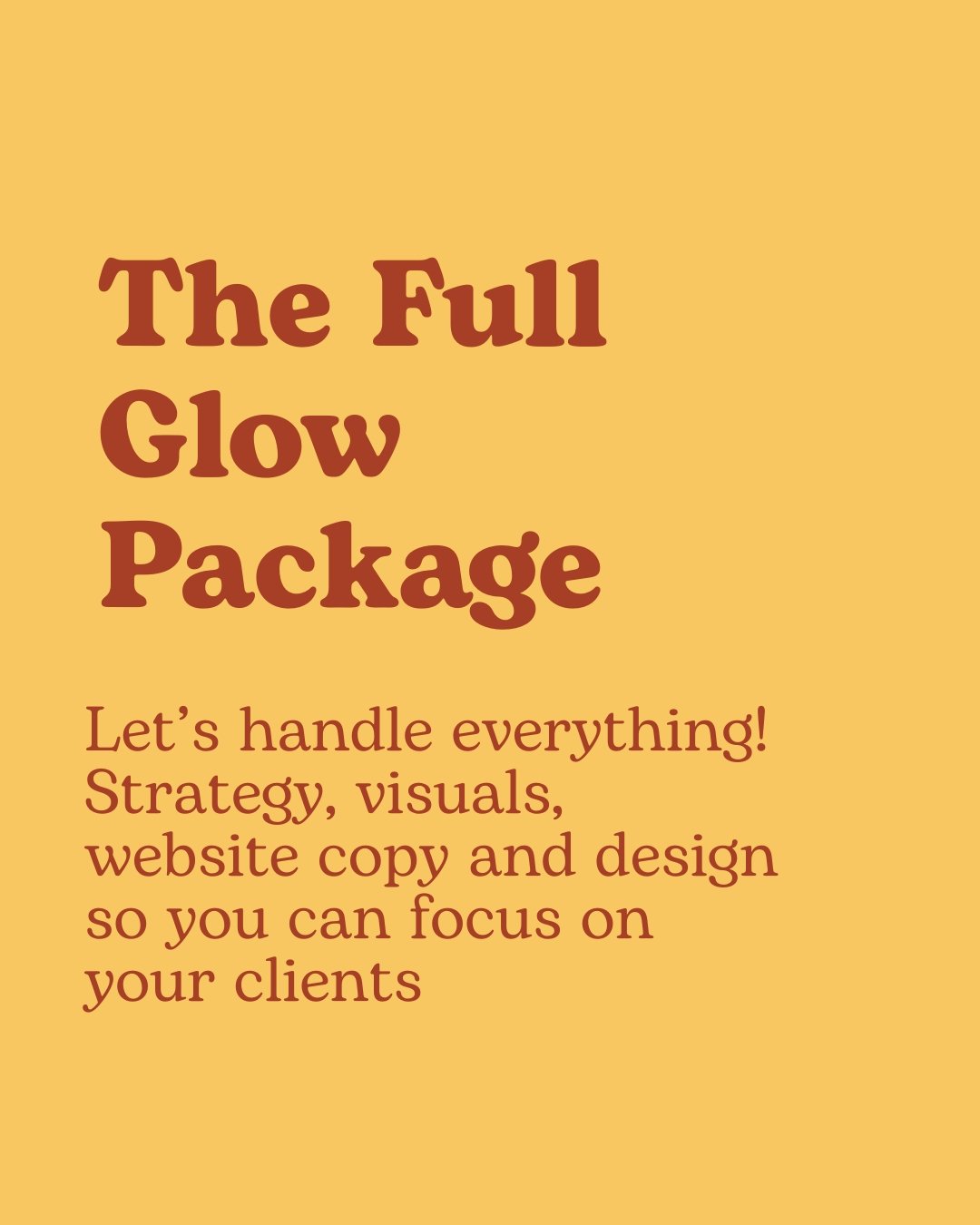 The Full Glow Package