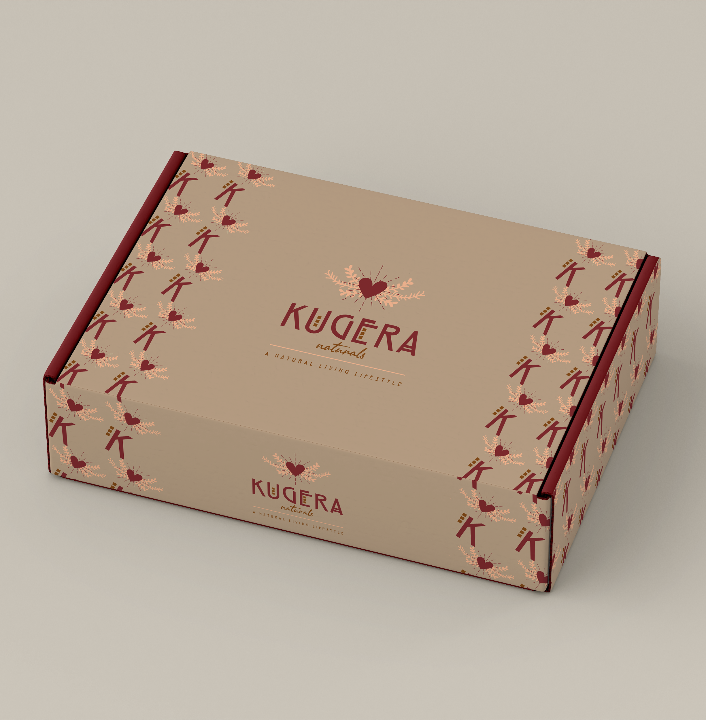 Calm lifestyle branding mockup of packaging design for handmade natural soap and skincare business
